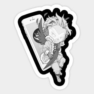 Team Player (grayscale) Sticker